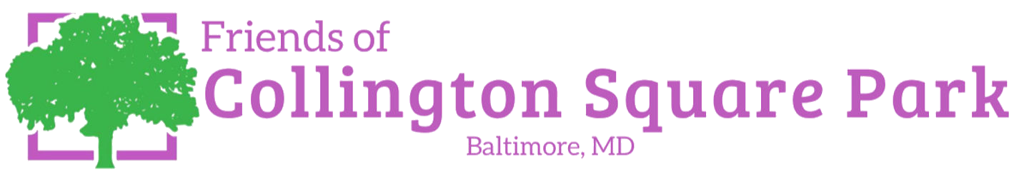 Friends of Collington Square Park logo with full name spelled out
